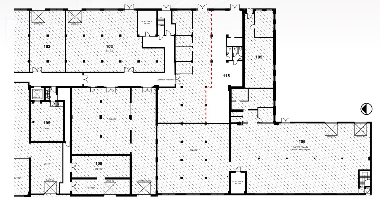 1485 Dupont St, Toronto, ON for lease Floor Plan- Image 1 of 1