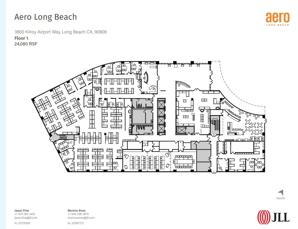 3900 Kilroy Airport Way, Long Beach, CA for lease Floor Plan- Image 1 of 1