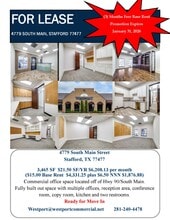 4779-4781 S Main St, Stafford, TX à louer Photo intérieure- Image 1 de 2