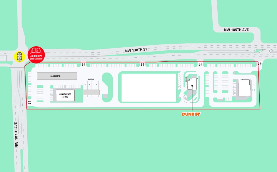 10500 NW 138th St, Hialeah Gardens, FL for lease - Site Plan - Image 2 of 4