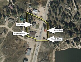 137 County Road 67A, Red Feather Lakes, CO - Aérien  Vue de la carte