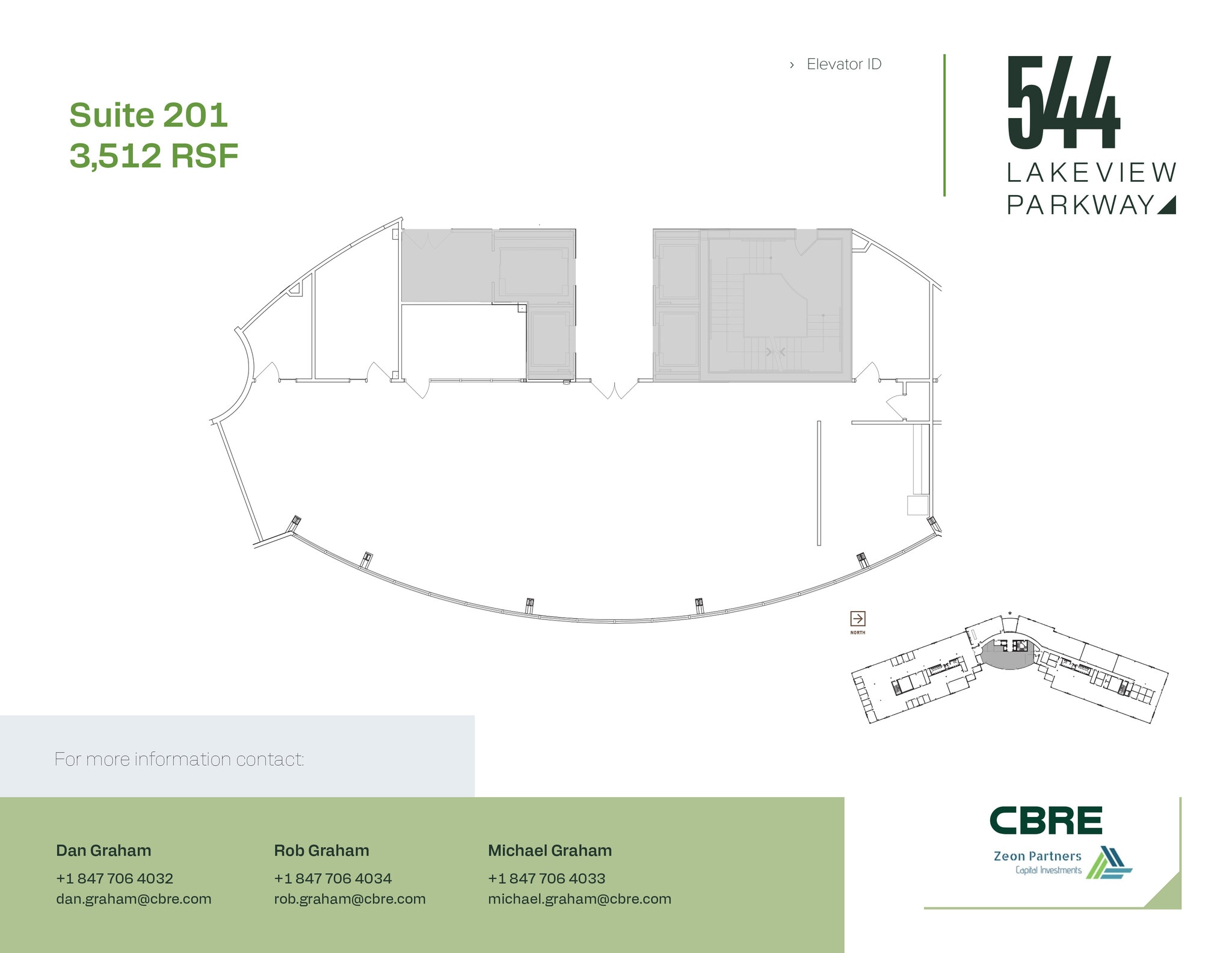 544 Lakeview Pky, Vernon Hills, IL for lease Floor Plan- Image 1 of 2