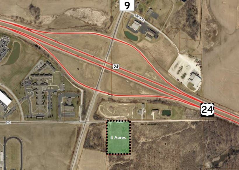 1205 W 500 N, Huntington, IN for sale - Aerial - Image 2 of 3