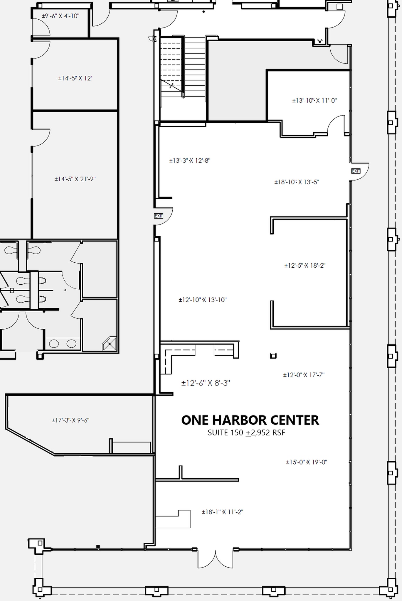 1 Harbor Ctr, Suisun City, CA à louer Plan d’étage- Image 1 de 1