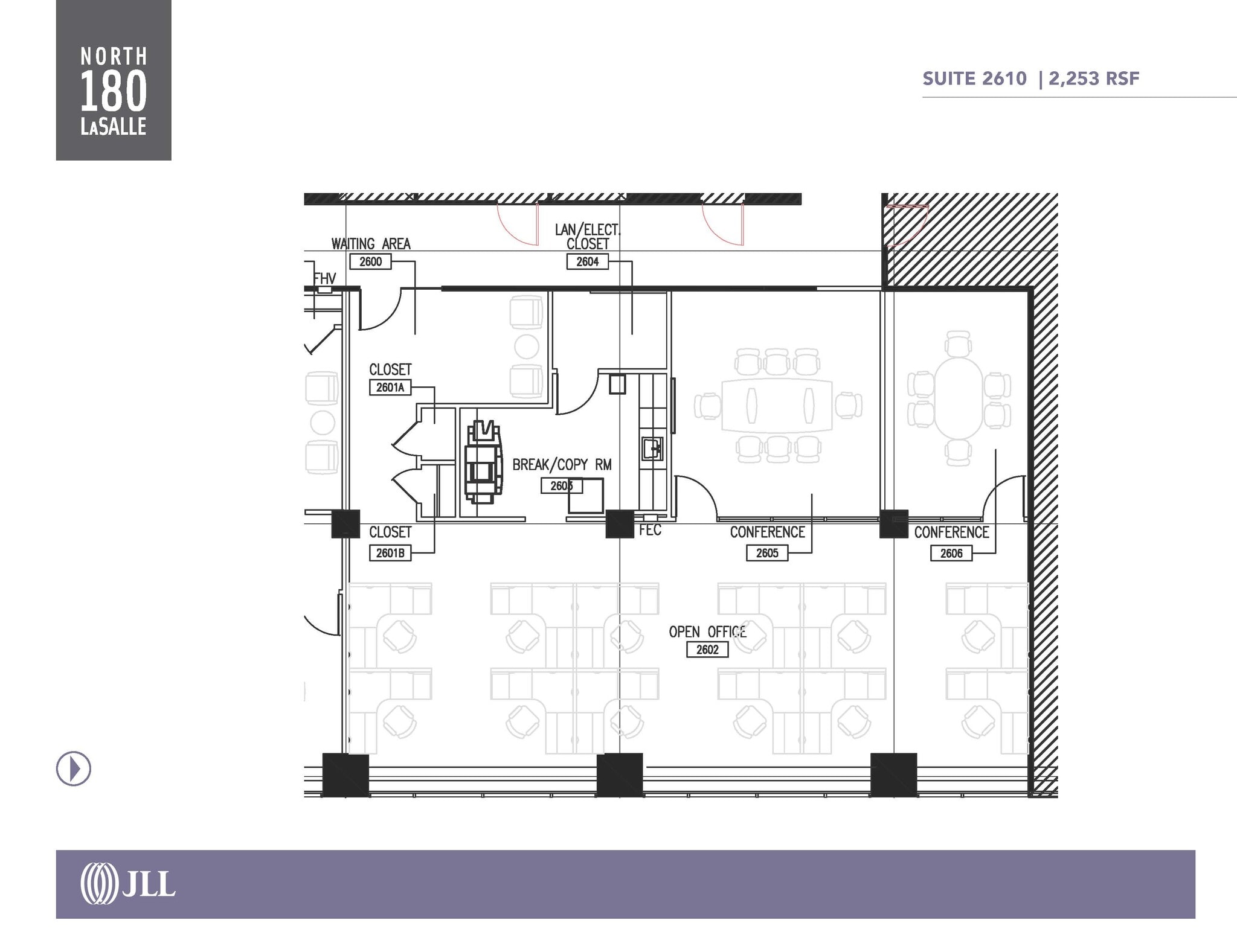 180 N LaSalle St, Chicago, IL for lease Floor Plan- Image 1 of 10