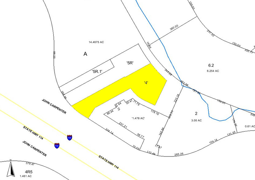 857 W John Carpenter Fwy, Irving, TX à vendre - Plan cadastral - Image 2 de 3