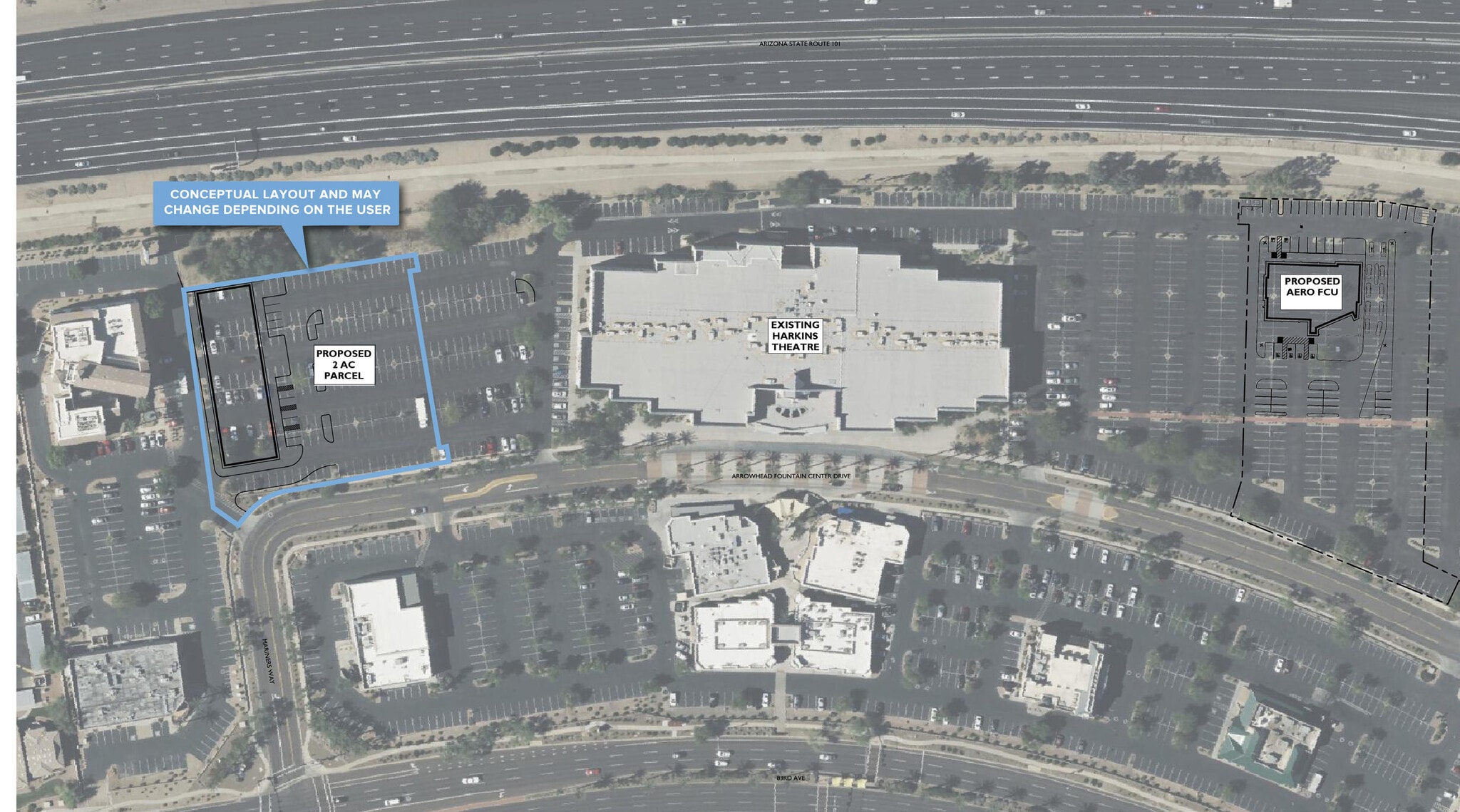 15160 N Arrowhead Fountains Center Dr, Peoria, AZ for lease Site Plan- Image 1 of 2