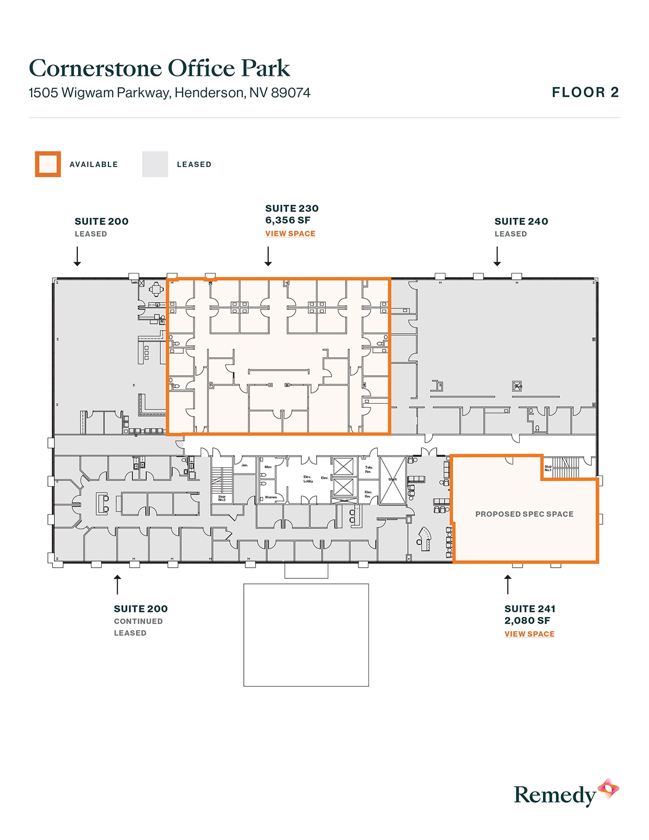 1505 Wigwam Pky, Henderson, NV for lease Floor Plan- Image 1 of 1