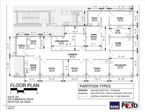 755 Commerce Dr, Decatur, GA à louer Plan d’étage- Image 1 de 1