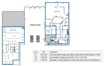 16530 Ventura Blvd, Encino, CA à louer Plan d  tage- Image 1 de 1