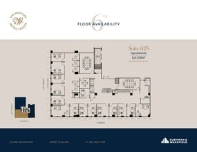 607 14th St NW, Washington, DC à louer Plan d’étage- Image 1 de 4