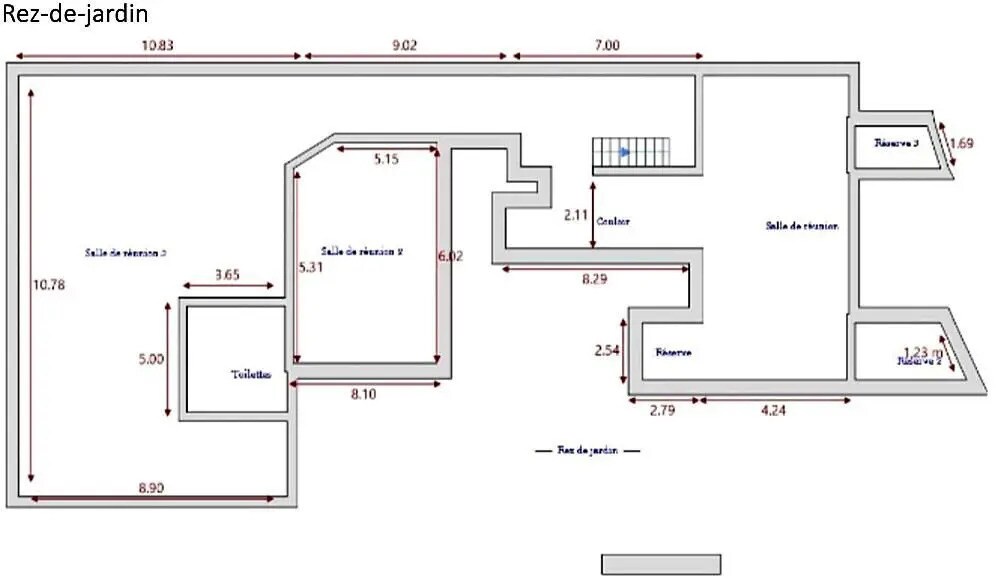 Bureau dans Paris à vendre Plan d’étage- Image 1 de 1