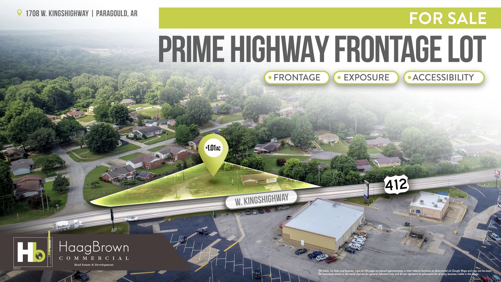 1708 W Kingshighway, Paragould, AR à vendre Aérien- Image 1 de 4