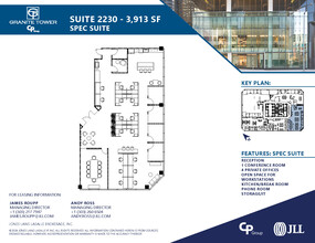 1099 18th St, Denver, CO for lease Floor Plan- Image 1 of 3