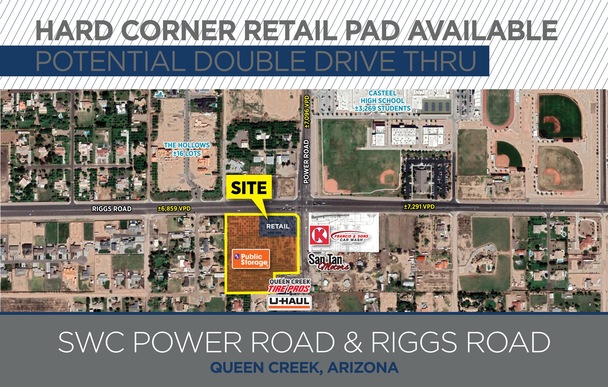SWC Power & Riggs Rd, Chandler, AZ for lease Aerial- Image 1 of 3