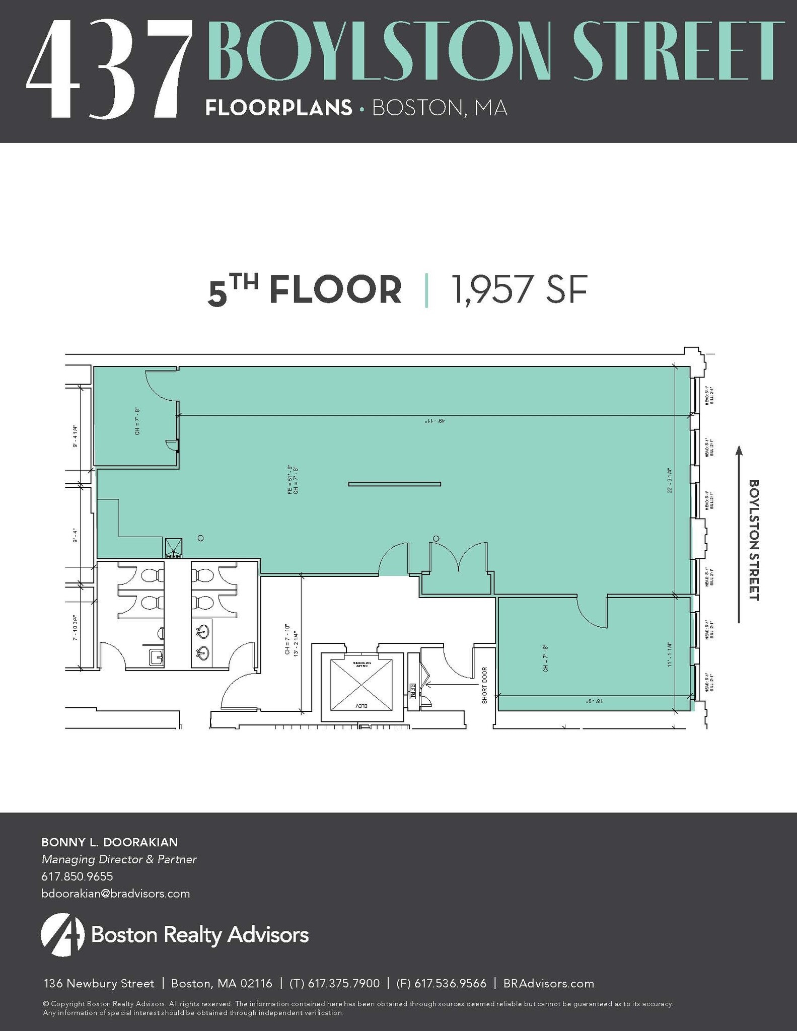 437 Boylston St, Boston, MA for lease Floor Plan- Image 1 of 1
