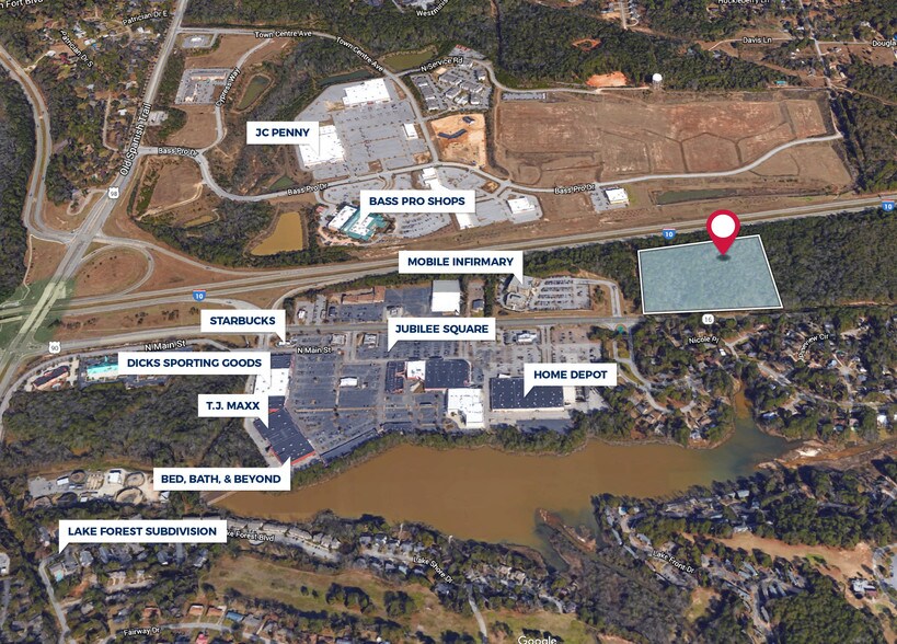 Hwy 90, Daphne, AL à vendre - Photo du bâtiment - Image 2 de 3