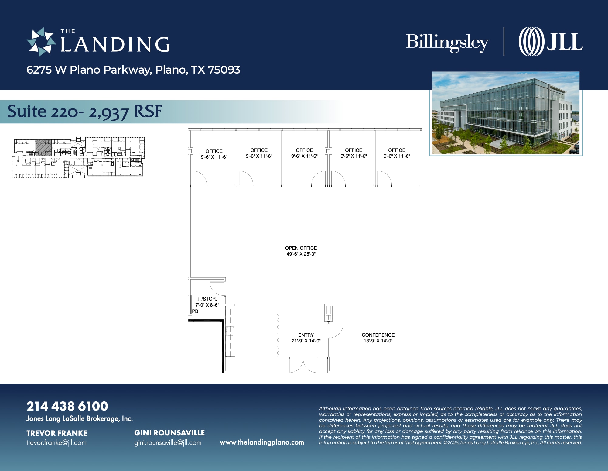 6275 W Plano Pky, Plano, TX à louer Plan d’étage- Image 1 de 1