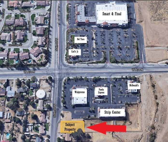 N /W Corner of Ave, Quartz Hill, CA for sale - Building Photo - Image 2 of 4