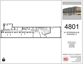 4801 W Peterson Ave, Chicago, IL à louer Plan d  tage- Image 1 de 8