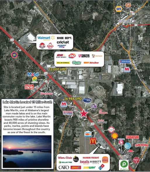 280 Retail Development, Alexander City, AL à louer - Aérien - Image 2 de 2