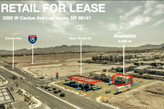 Plus de détails pour 3265 W Cactus Ave, Las Vegas, NV - Vente au détail à louer