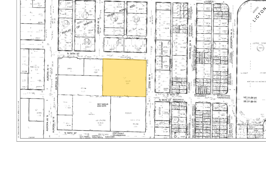 1201 N 96th St, Seattle, WA à louer - Plan cadastral - Image 3 de 10