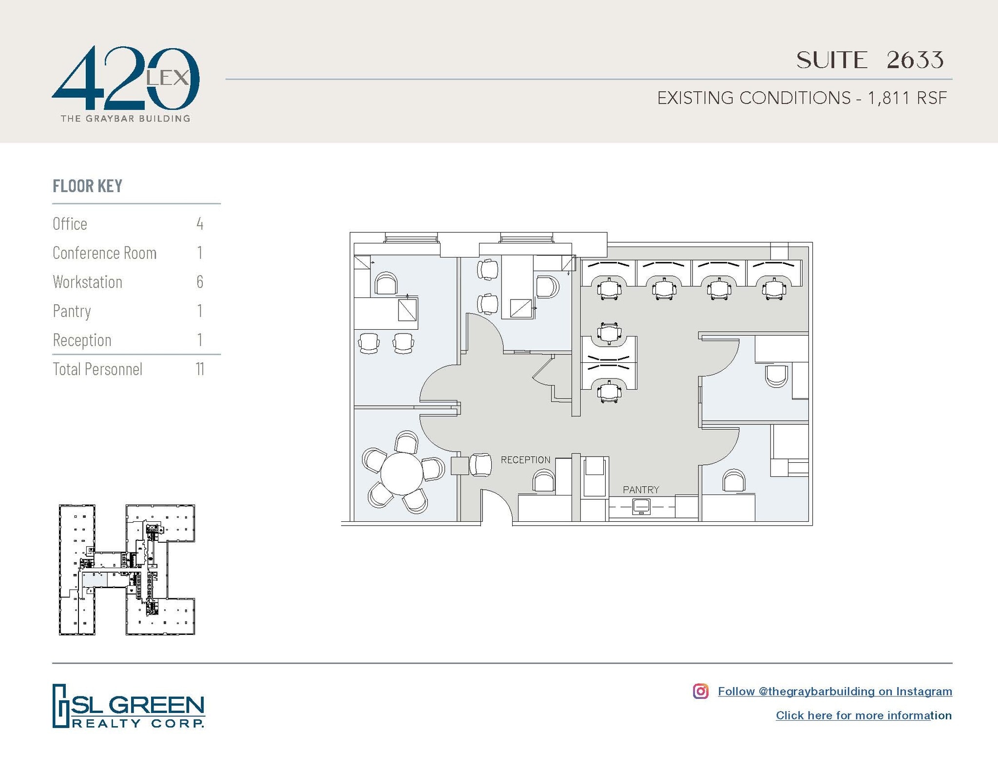420 Lexington Ave, New York, NY à louer Plan d’étage- Image 1 de 1