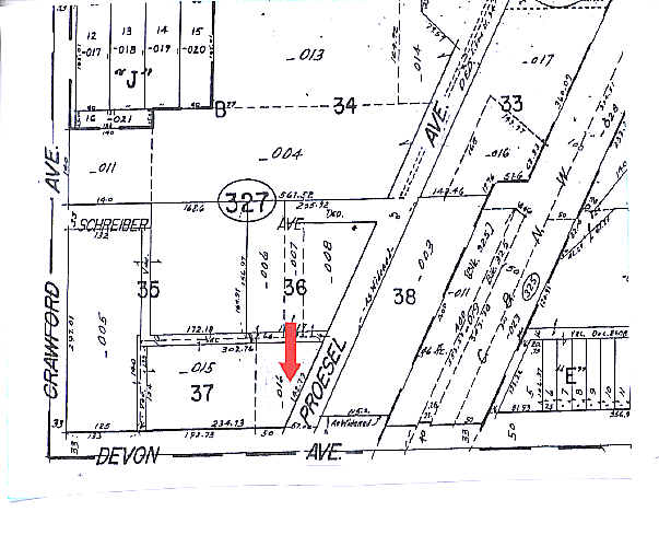 3924 W Devon Ave, Lincolnwood, IL for lease - Plat Map - Image 2 of 6