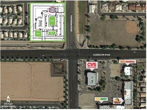 2736 S Sossamon Rd, Mesa, AZ - AERIAL  map view