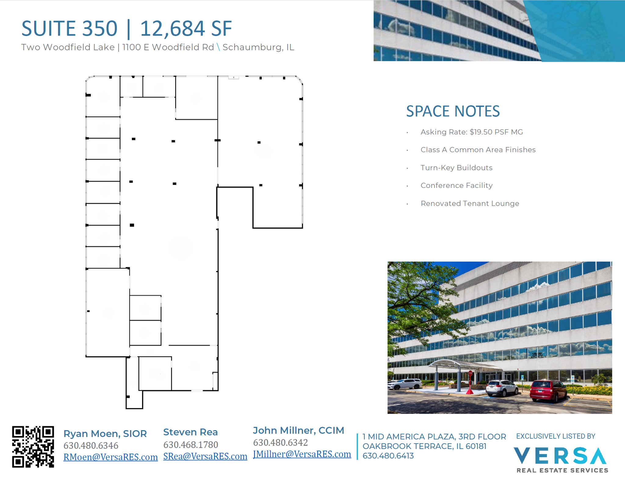 1100 E Woodfield Rd, Schaumburg, IL for lease Floor Plan- Image 1 of 1