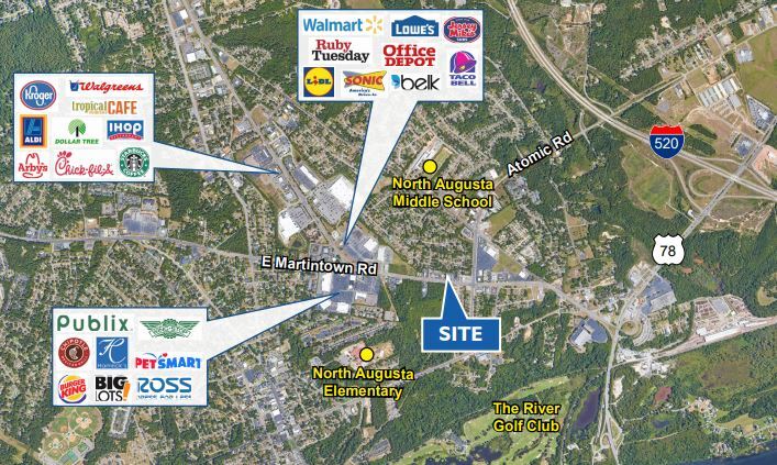 517 E Martintown Rd, North Augusta, SC à vendre - Photo du bâtiment - Image 3 de 11