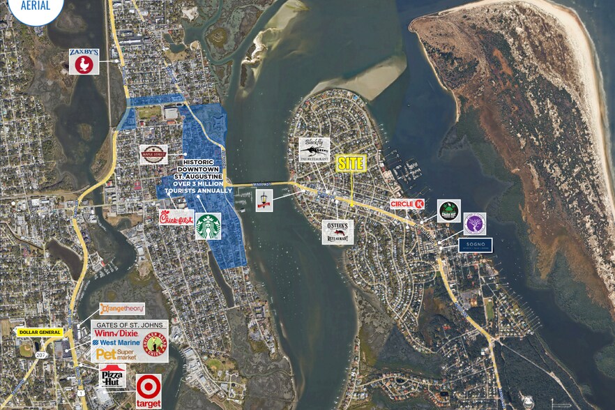 301-303 Anastasia Blvd, Saint Augustine, FL for lease - Building Photo - Image 2 of 7