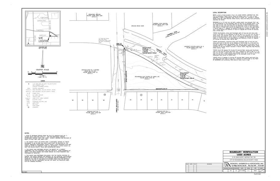 1602 Campbell Rd, Richardson, TX for sale - Site Plan - Image 3 of 3
