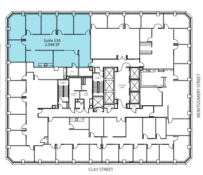 601 Montgomery St, San Francisco, CA for lease Floor Plan- Image 1 of 1