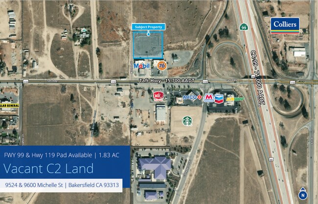 Plus de détails pour Taft Hwy, Bakersfield, CA - Terrain à vendre