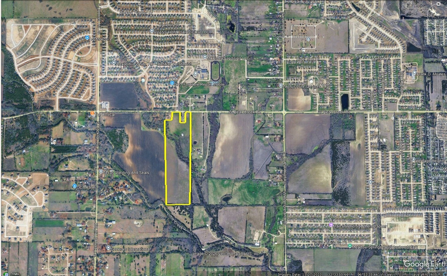 1198 W Bear Creek Rd, Glenn Heights, TX for sale Aerial- Image 1 of 4