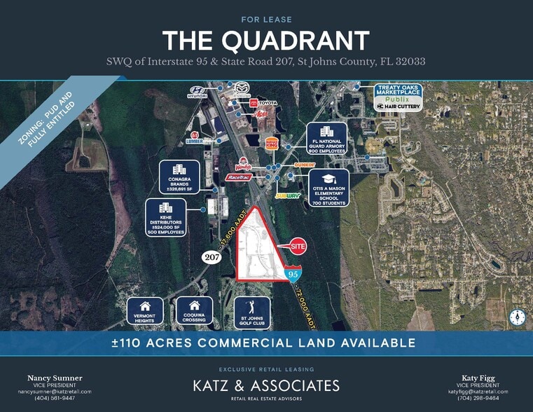 SWQ of Interstate 95 & State Road 207, Elkton, FL for lease - Building Photo - Image 1 of 4