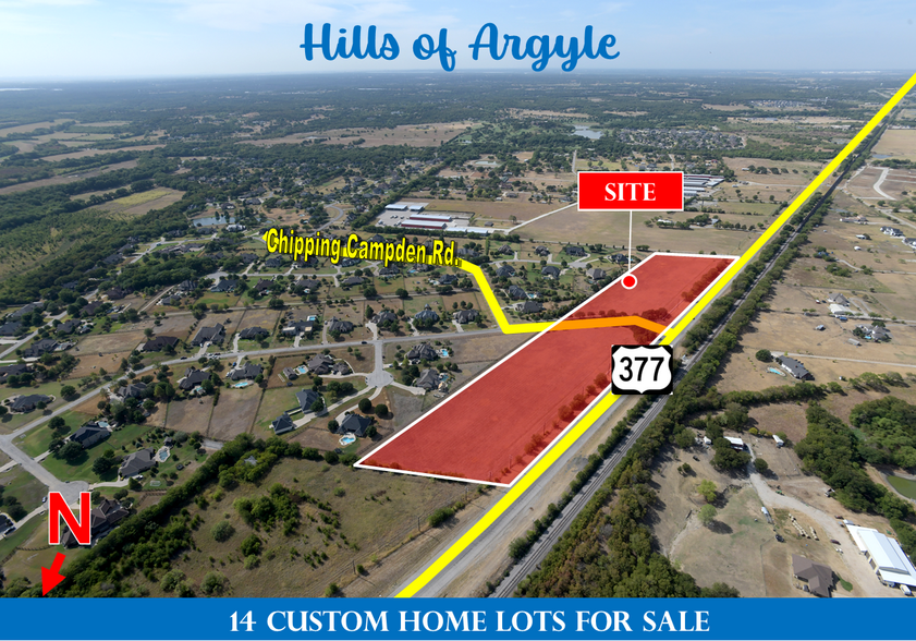 Highway 377 & Chipping Campden Rd, Argyle, TX for sale - Building Photo - Image 1 of 1