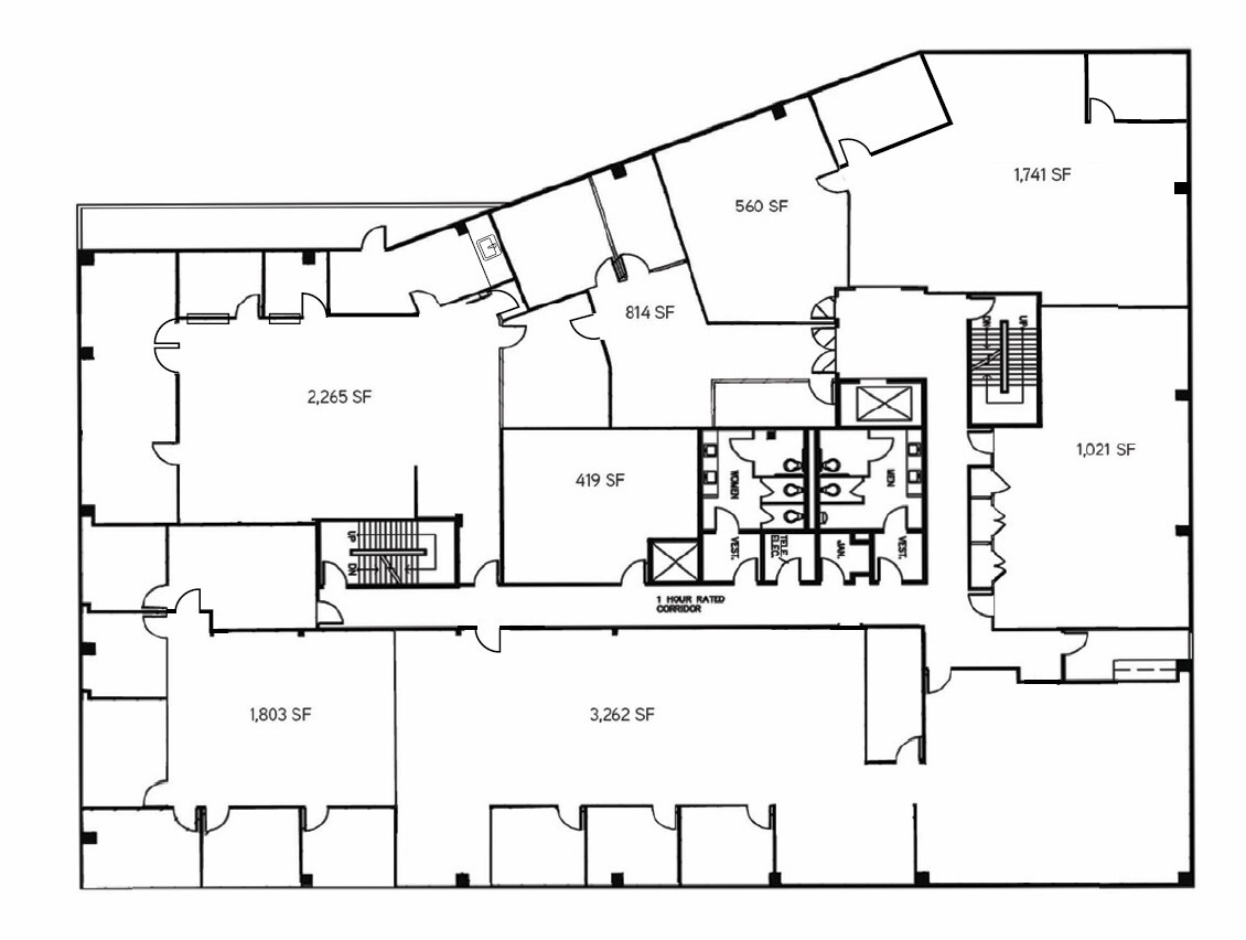 3447 Atlantic Ave, Long Beach, CA à louer Plan d  tage- Image 1 de 12