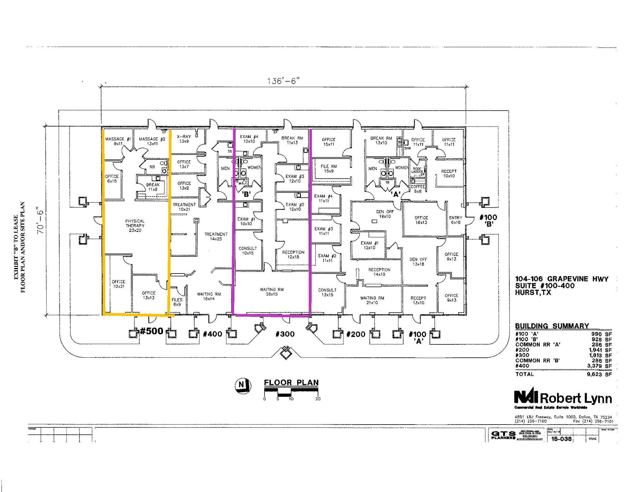 104-106 Grapevine Hwy, Hurst, TX for lease Floor Plan- Image 1 of 1
