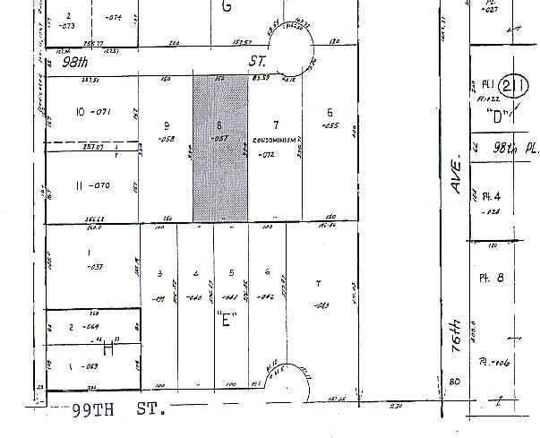 7725 98th St, Hickory Hills, IL for lease - Plat Map - Image 3 of 6