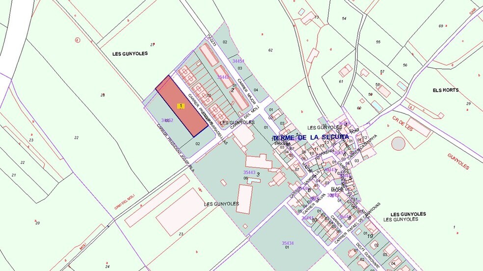 Terrain dans La Secuita, Tarragona à vendre - Plan de site - Image 2 de 2