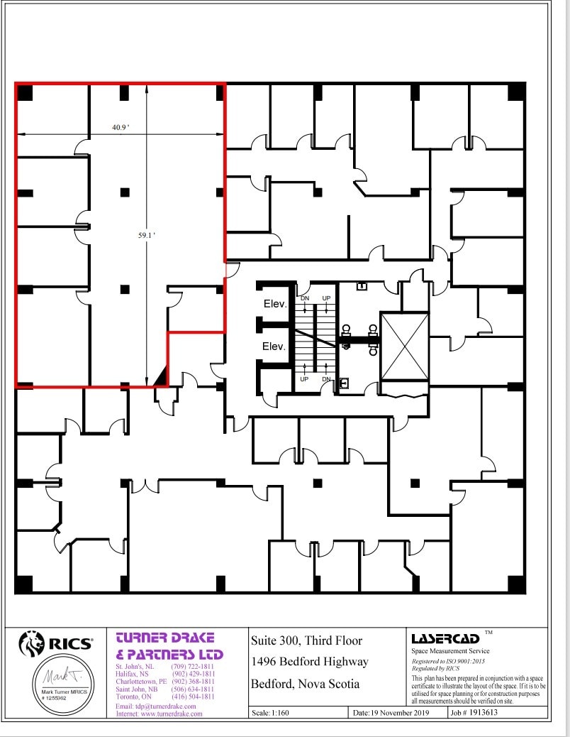 1496 Bedford Hwy, Bedford, NS for lease Floor Plan- Image 1 of 1