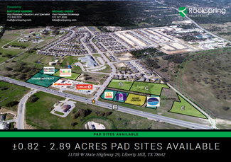 Plus de détails pour 12330 Highway 29, Liberty Hill, TX - Terrain à vendre