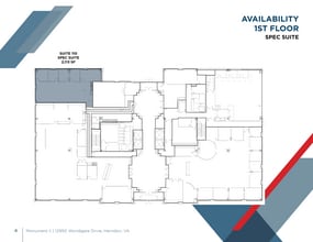 12950 Worldgate Dr, Herndon, VA à louer Plan d’étage- Image 1 de 1