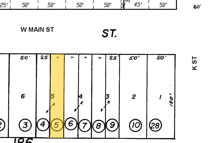 434 W Main St, Merced, CA à vendre - Plan cadastral - Image 1 de 1