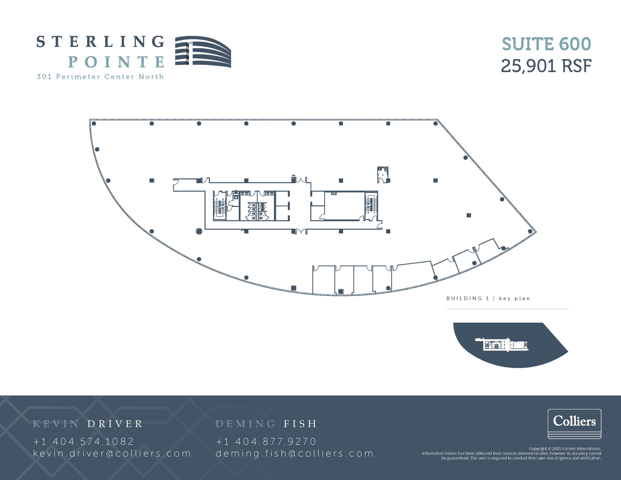 301 Perimeter Ctr N, Atlanta, GA à louer Plan d’étage- Image 1 de 1