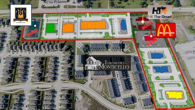E.Monte Carlo & Longneck Rd, Princeton, TX - AERIAL  map view