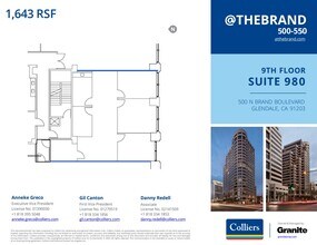 500-550 N Brand Blvd, Glendale, CA for lease Floor Plan- Image 1 of 1